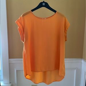 Beautiful orange short sleeve blouse